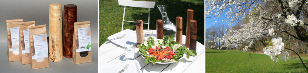 Woodandform Salz- und Pfeffermühlen aus Holz - Ein ideales Hochzeitsgeschenk