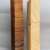 Woodandform Salz- und Pfeffermühlen Walnuss Querholz  Esche Maserknolle