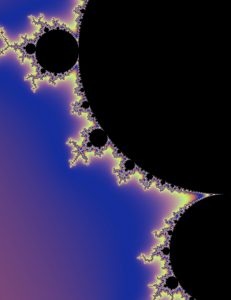 Die Mandelbrotmenge - mathematische Formeln dem Goldenen Schnitt