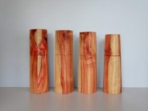 Woodandform Salz- und Pfeffermühlen aus Rosenholz (Bahia Rosewood)
